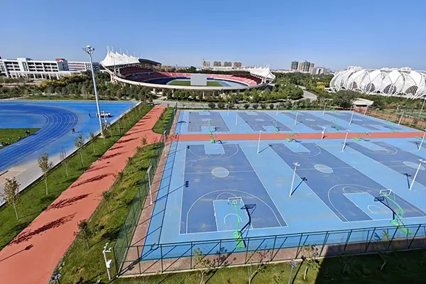 Проект строительства спортивного парка Rinmin River yili Runmin River River