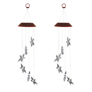 Solar wind chime star light