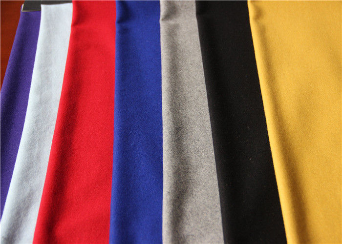 Anti Pilling Colorful Flannel Wool Fabric 60 Wool 40 Polyester 380g Per Meter Hat Dress Skirt China Manufacturers