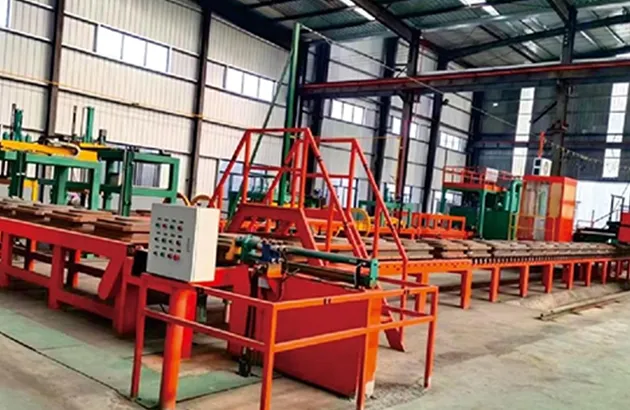 lron Mold sand coated production line