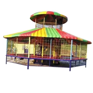 Hot Popular Small Trampoline Park Professional Rectangular Trampoline Outdoor Big Kids Jumping Trampoline