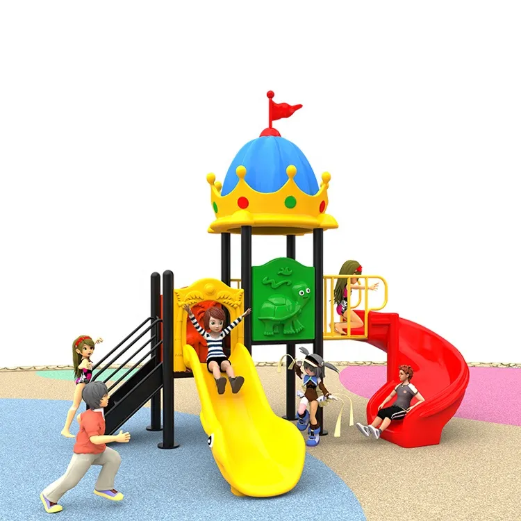 Commercial Outdoor Kids Plastic Slide and Swing Set Playground for Sale Children Outdoor Playground Big Slides for Sale