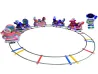The Most Popular Outdoor Rides Children's Rracks Trains Electric Mini Train Track Battery Operated Train Set