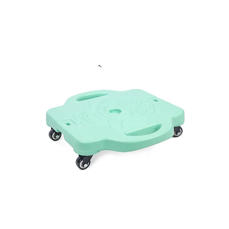 Children Scooter Board with Handles Plastic Sensory Training Equipment for Kids Four-wheel Sports Balance Scooter Sensory Toys