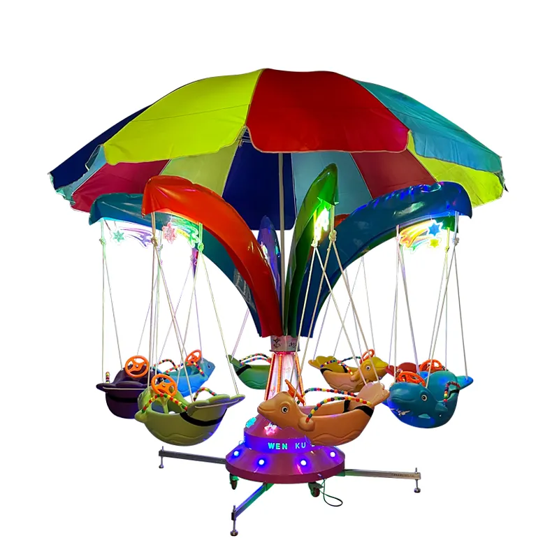 Children Carousel Amusement Park Ride Horse Swing Kids Musical Carousel for Sale