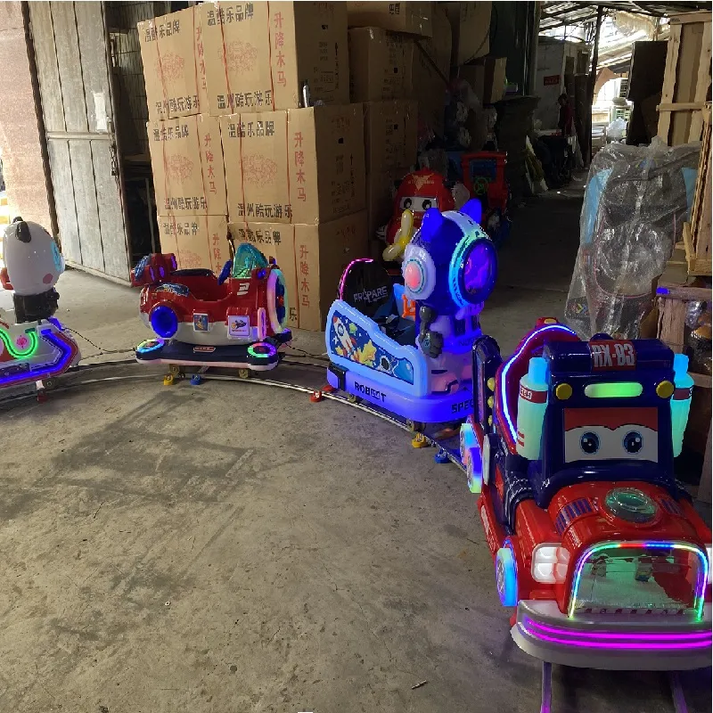 Amusement Park Ride Funfair Mini Kiddie Track Train Ride Small Train for Children Fast Delivery Customized Train