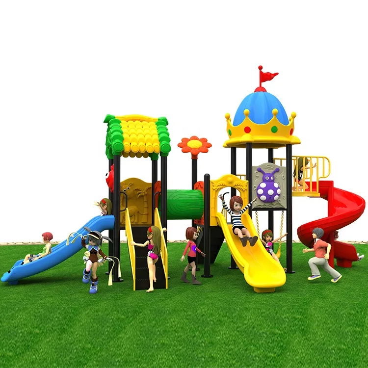 Good Quality Amusement Equipment Colorful Outdoor Playground with Plastic Kids Slide Manufactured in China Playground Outdoor