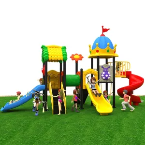 Good Quality Amusement Equipment Colorful Outdoor Playground with Plastic Kids Slide Manufactured in China Playground Outdoor