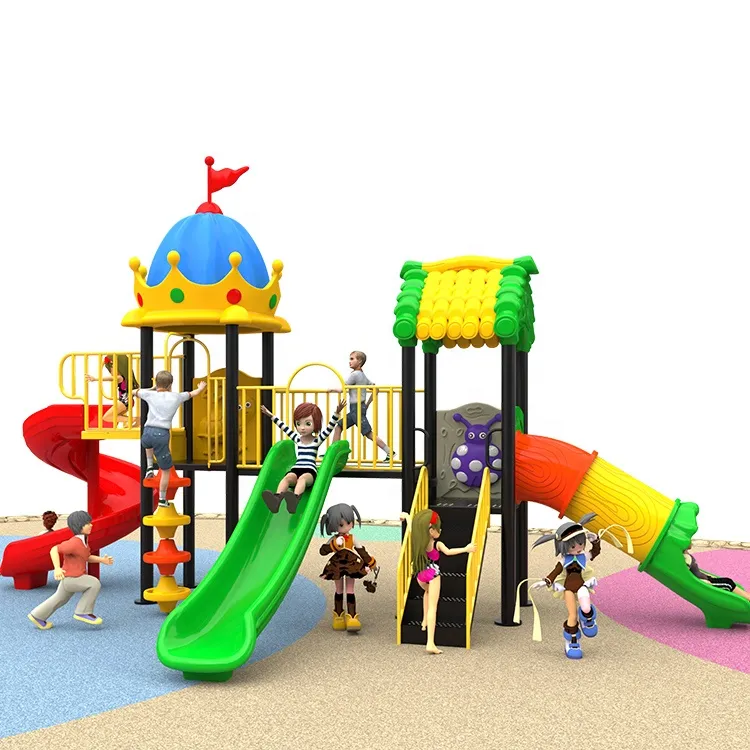 Good Quality Amusement Equipment Colorful Outdoor Playground with Plastic Kids Slide Manufactured in China Playground Outdoor