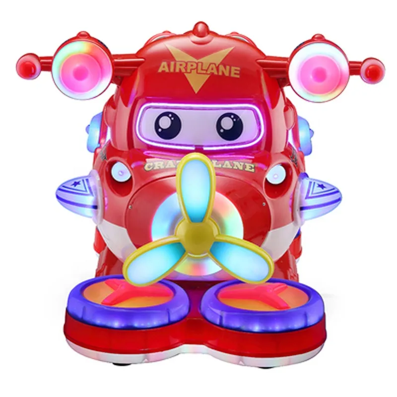 Children's Rocking Car Toy with Flashing Led Lights Kiddie Ride,Kids Interlligence Equipment
