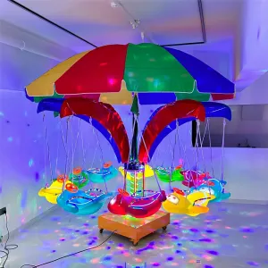 Hot Sale Amusement Park Ride Horse Merry Go Round Children Kids Musical Carousel for Sale