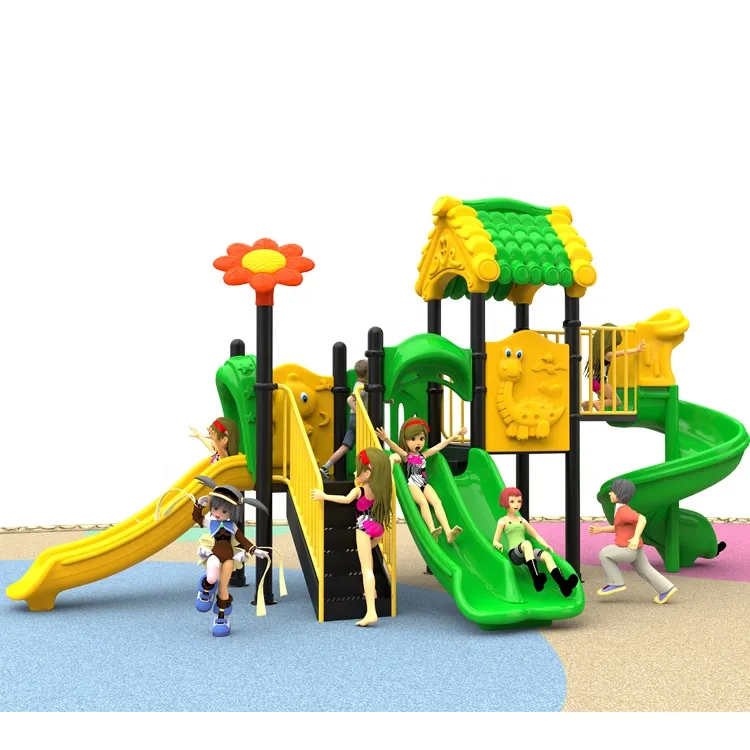 Kids Game City High Quality Outdoor Playground Children Swing Children Playing Commercial Plastic Outdoor Kids Playground Slide
