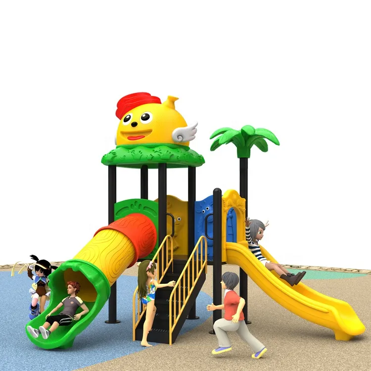 High Quality Outdoor Playground Preschool Children Play Equipment Kid Playground Outdoor Plastic Slide for Sale