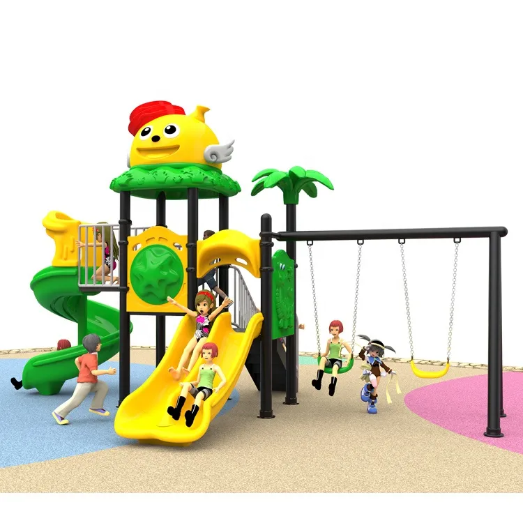 Kids Outdoor Amusement Park Playground Recreation Equipment Slide