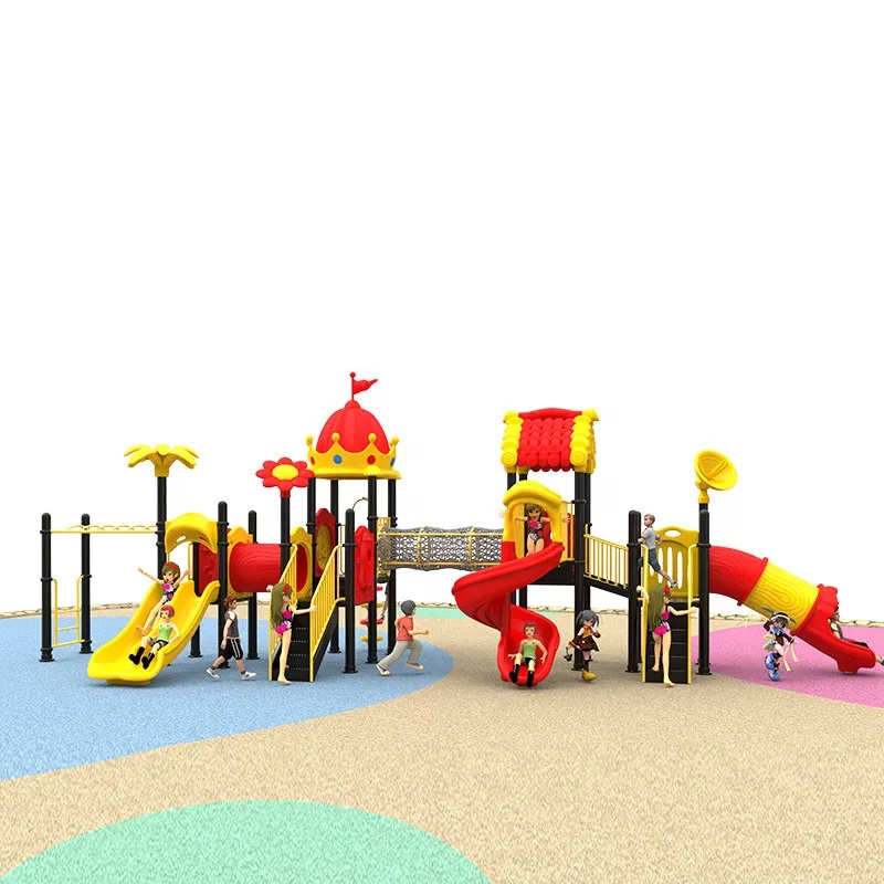 Competitive Price Fashion Play Set Composite Outdoor Slides Play Park Kids Commercial Outdoor Playground Equipment