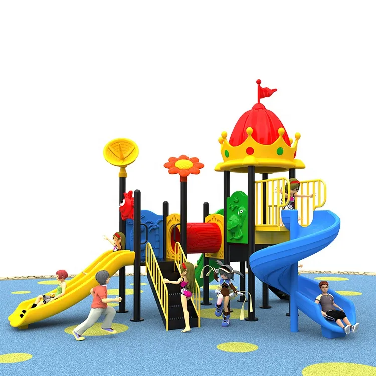 Preschool Play Park Small Children Plastic Outdoor Playground Slide Amusement Park Equipment Kids