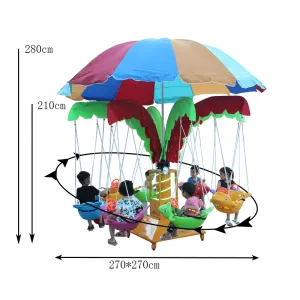 Attraction Garden Kids Game Swing Fish Kids Amusement Park Rides