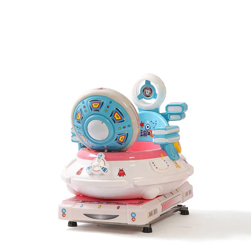 Shopping Mall Coin Operated Kiddie Ride Children Electric Swing Car Video Game Machine