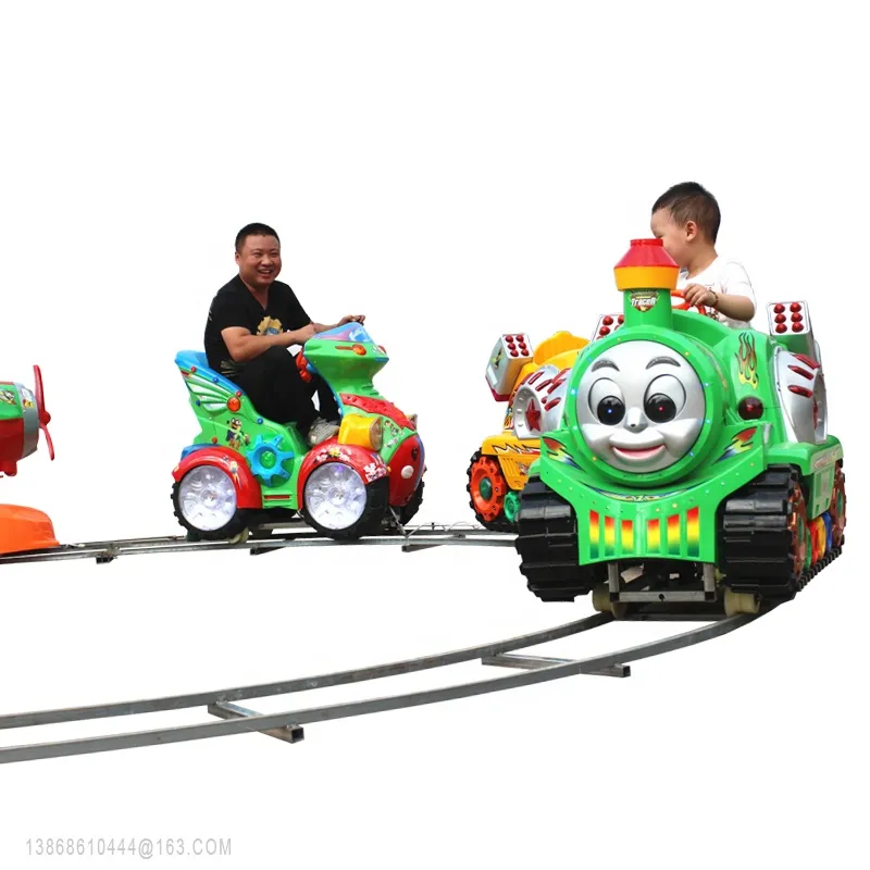 The Most Popular Attractions for Outdoor Rides, Children's Tracks for Riding Trains, Electric Mini Track Trains for Sale1