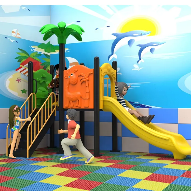 Wholesale Fashion Customized Cute Plastic Outdoor Slide Playground Children's Outdoor Playground Plastic Slides
