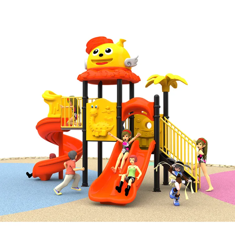 Kids Outdoor Plastic Commercial Playground Backyard Slide Kids Playground Slides Equipment