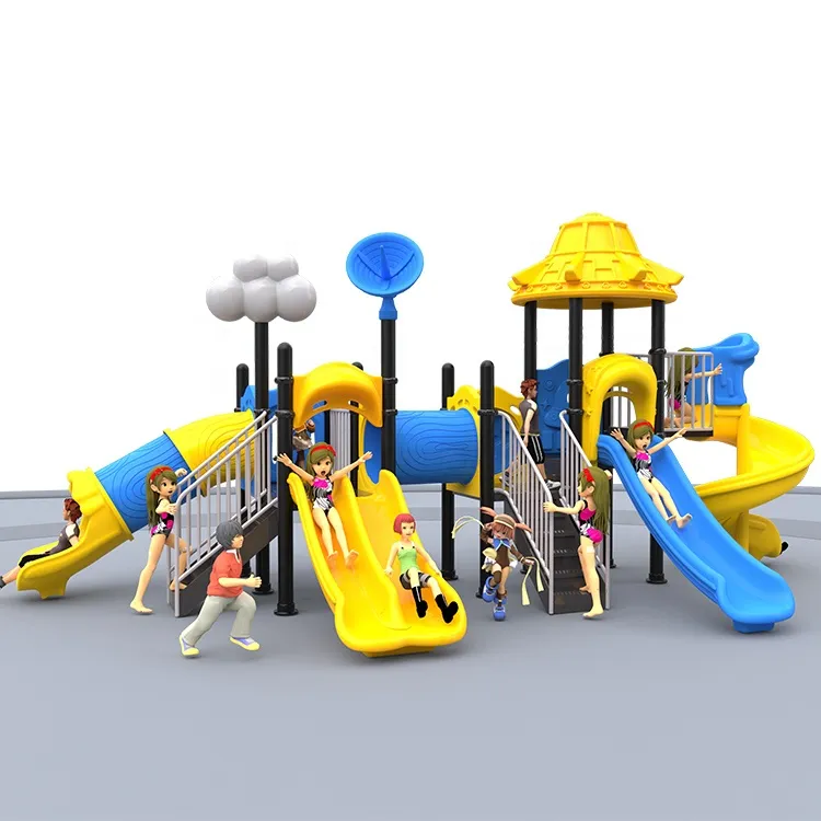 New Big Outdoor Slide Customized Colorful Commercial Outdoor Children's Garden Playground Outdoor Backyard Playground