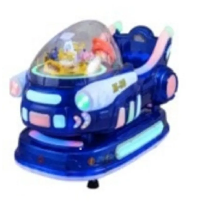 2022 New Products Hot Selling Children Riding Coin-operated Motorcycle Aircraft Swing Machine Plastic Material Swing Machine