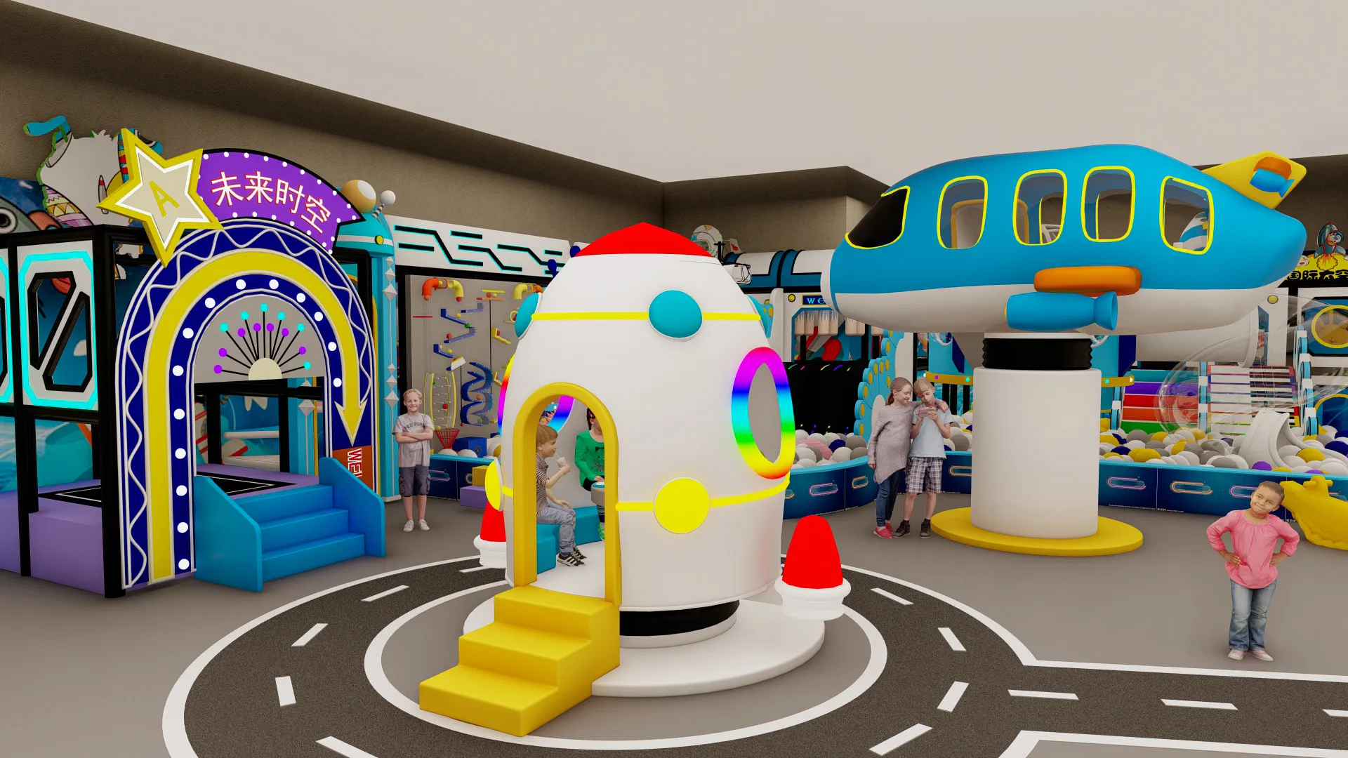 Space Naughty Castle