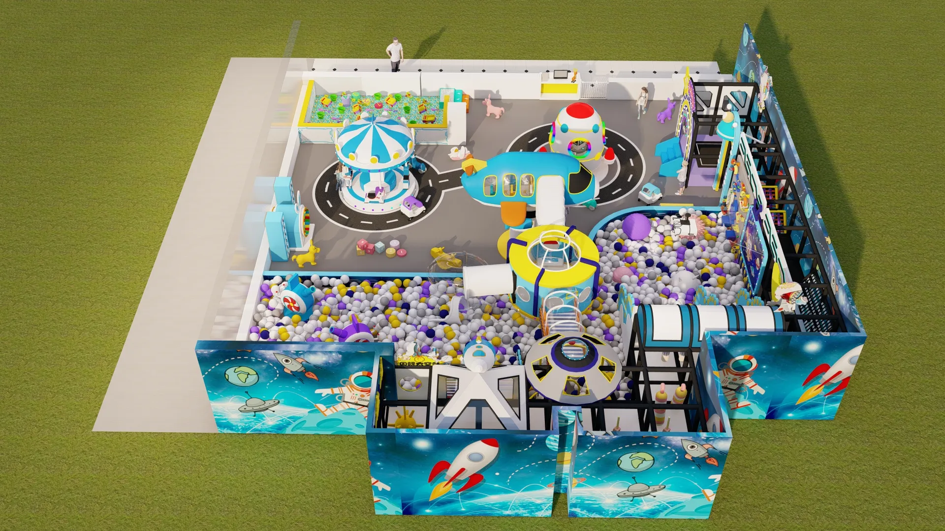 Space Naughty Castle