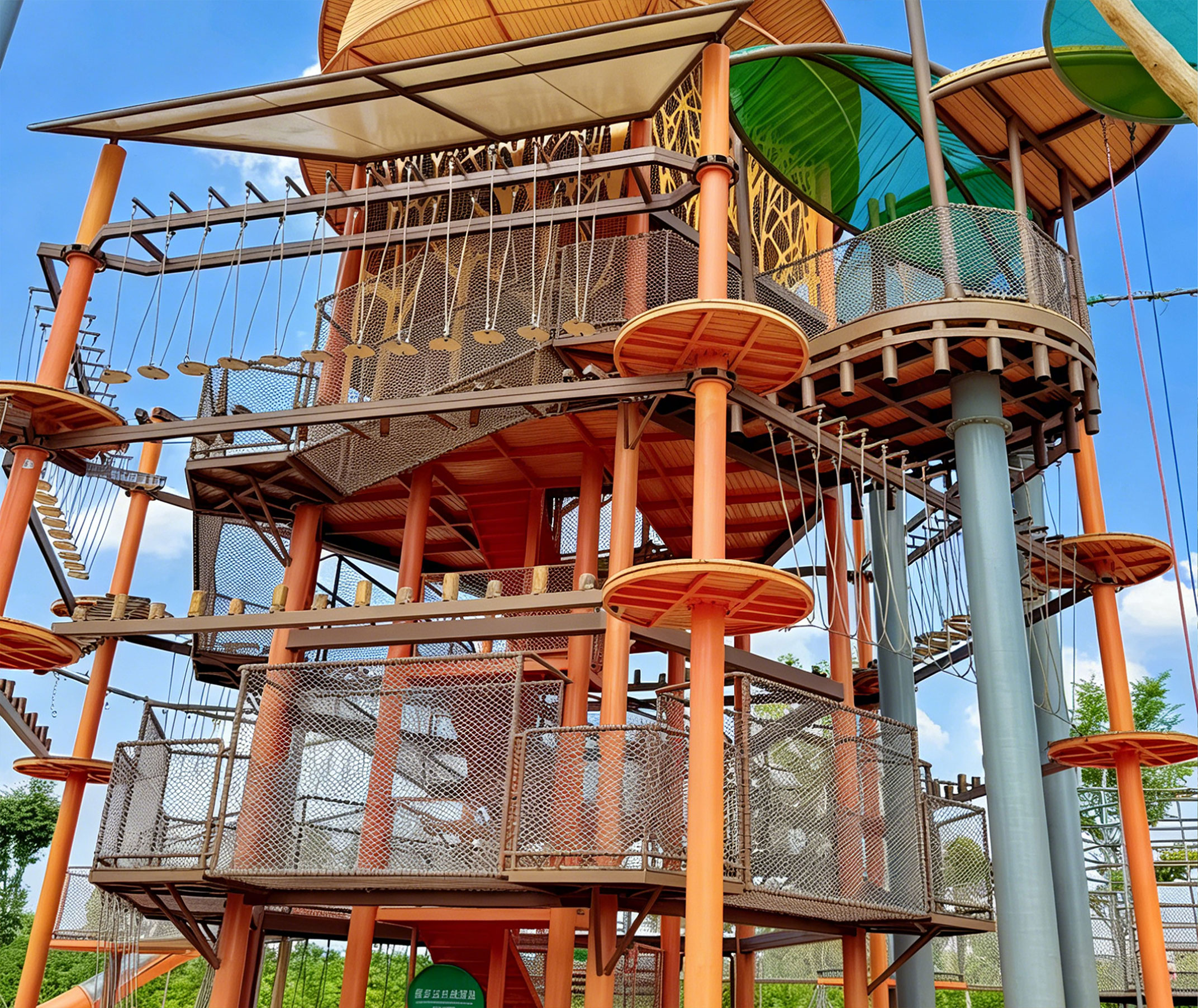 Amusement Park Commercial Round Swing for Maximum Visitor Enjoyment