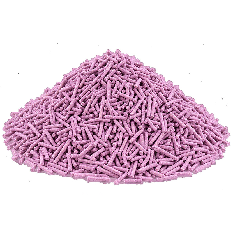 Lavender-flavored tofu cat litter Lavender-flavored tofu cat litter