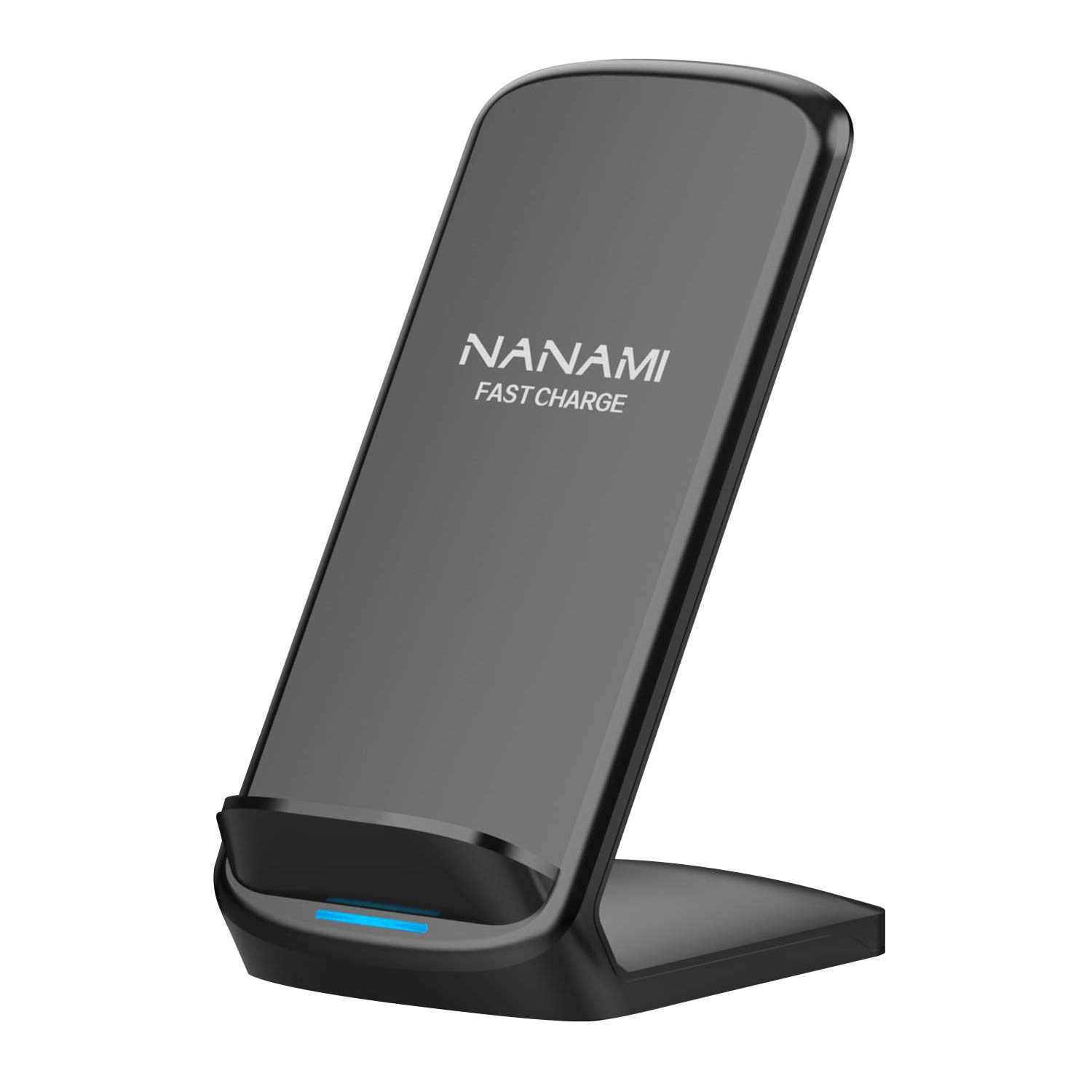 nanami upgraded fast wireless charger fast wireless charging stand compatible samsung galaxy s10+/s9/s8/s7 edge/note 10/9/8 &amp; qi charger compatible iphone 11/11 pro/11 pro max/xr/xs max/xs/x/8/8 plus - nanami fast wireless charging life