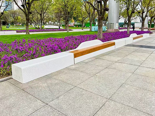 UHPC Plaza Landscape Bench Panel UHPC Plaza Landscape Bench Panel