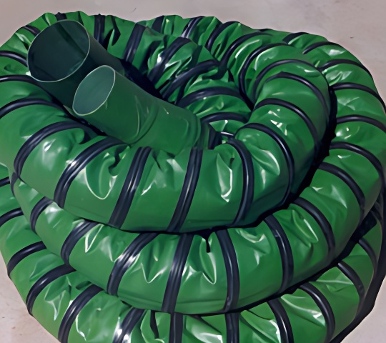 Как проложить гибкий вентиляционный шланг через стену?