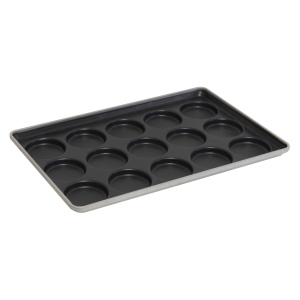 RK Bakeware China Foodservice 4.5 Inch Nonstick Glazed Hamburger Roll Tray 