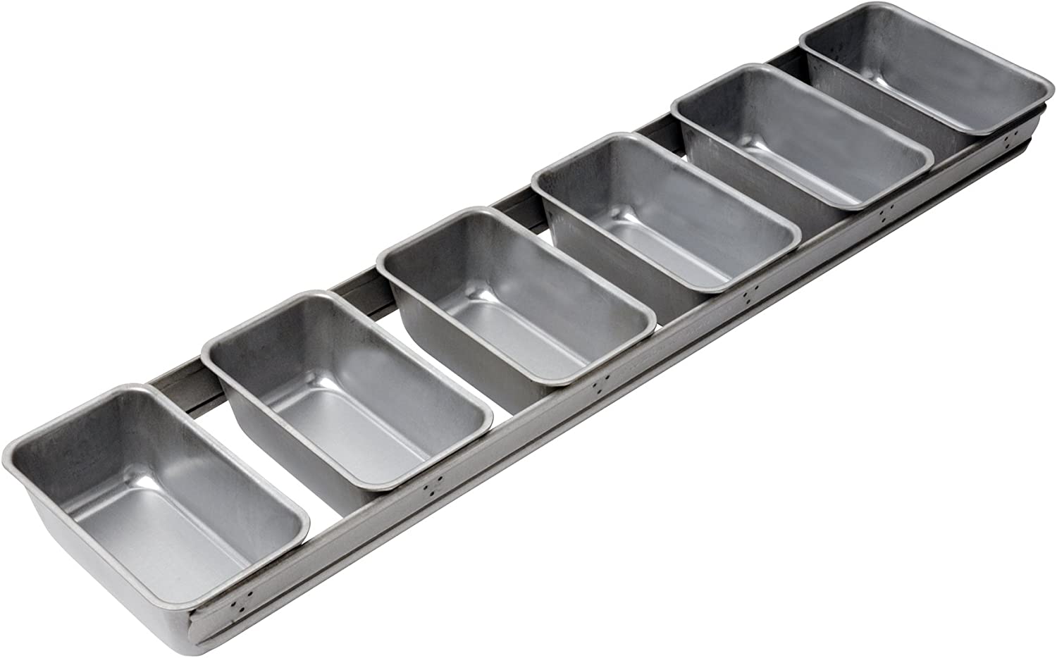 RK Bakeware China Foodservice 906925 Commercial Bakeware 6 Strap Bread Pan Set, Silver.jpg