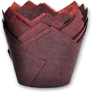 Rk Bakeware China P60r X 165 - Medium Tulip Muffin Wrap Brown Regular Tulip Muffin Wrap Texas Tulip Muffin Wrap Standard Tulip Muffin Wrap