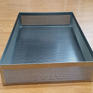 Rk Bakeware China Stainless Steel Perforated Bio Bud Tray Stainless Steel Tray Stainless Steel Baking Tray