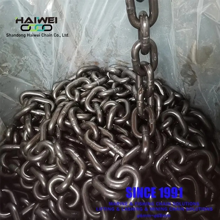 High Tensile Blackened Alloy Steel Material G80 Chain High Tensile Blackened Alloy Steel Material G80 Chain