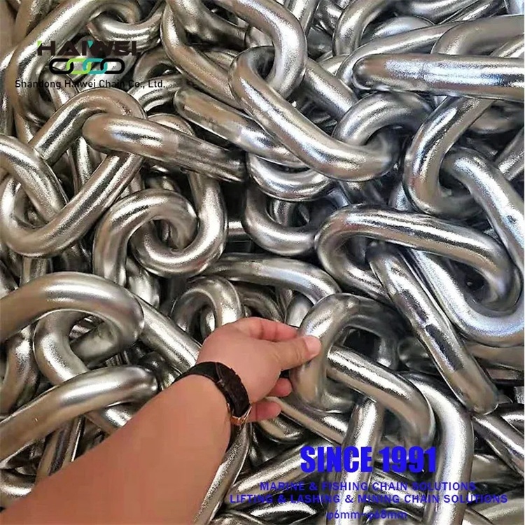 DIN5685A/C Short/Long Link Chain Butt Flash Welding Chain DIN5685A/C Short/Long Link Chain Butt Flash Welding Chain