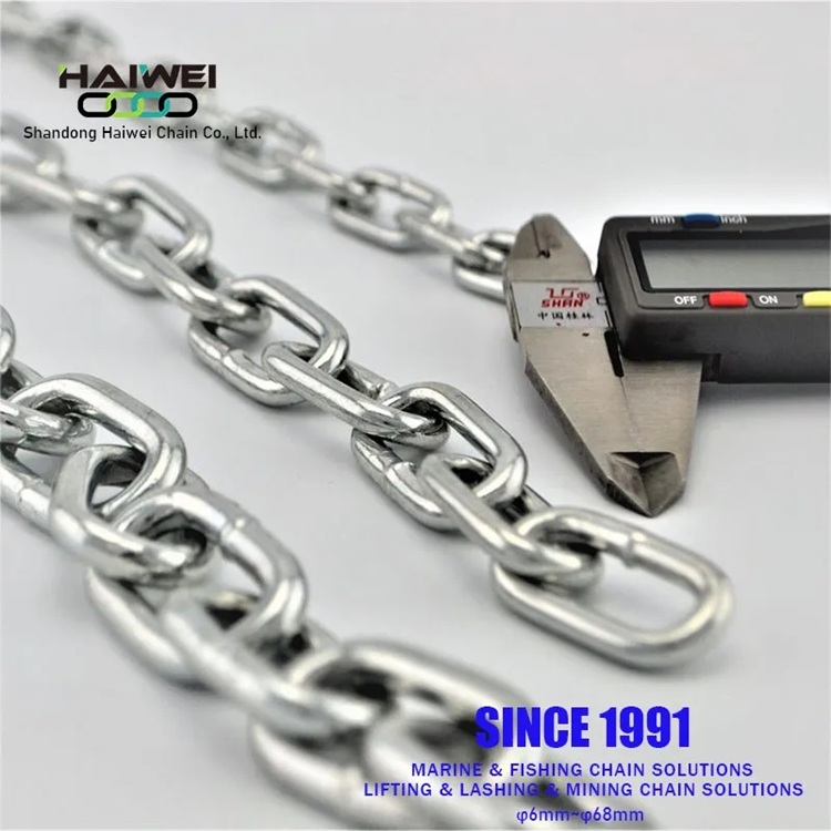 DIN5685A/C Short/Long Link Chain Butt Flash Welding Chain DIN5685A/C Short/Long Link Chain Butt Flash Welding Chain