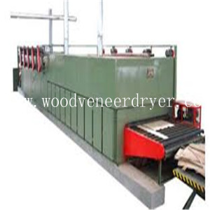 Máquina do secador do folheado do rolo da plataforma 52m 2 para a fabricação da madeira compensada