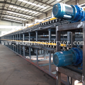 20m-60m 2 Deck Roller Timber Core Veneer Dryer Line