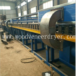 Equipamento de madeira da máquina de secagem do folheado contínuo industrial do rolo