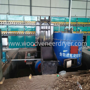 Tipo de biomassa máquina de secador de cavacos de madeira