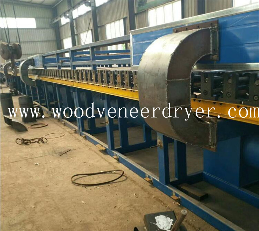 Secador quente da imprensa do folheado da eficiência elevada na produção da madeira compensada