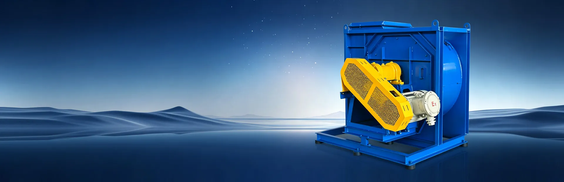 Belt-Drive Swing-Out Fan for Oil Mist Exhaust