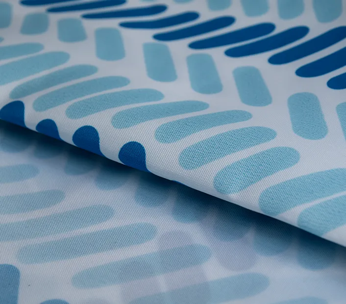 200D polyester printed plain fabric