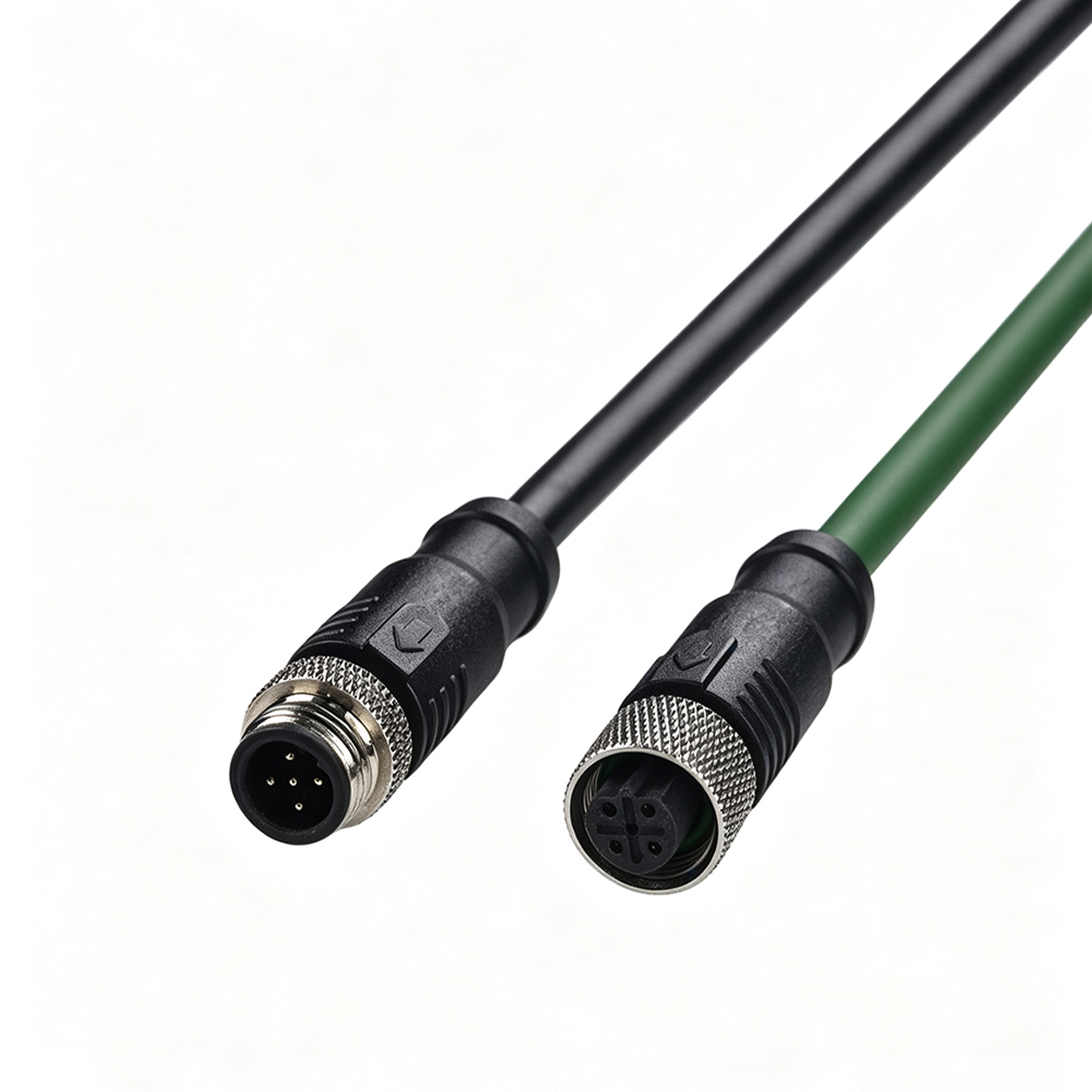 M12 B-Code Shielded Molded Cable M12 B-Code Shielded Molded Cable