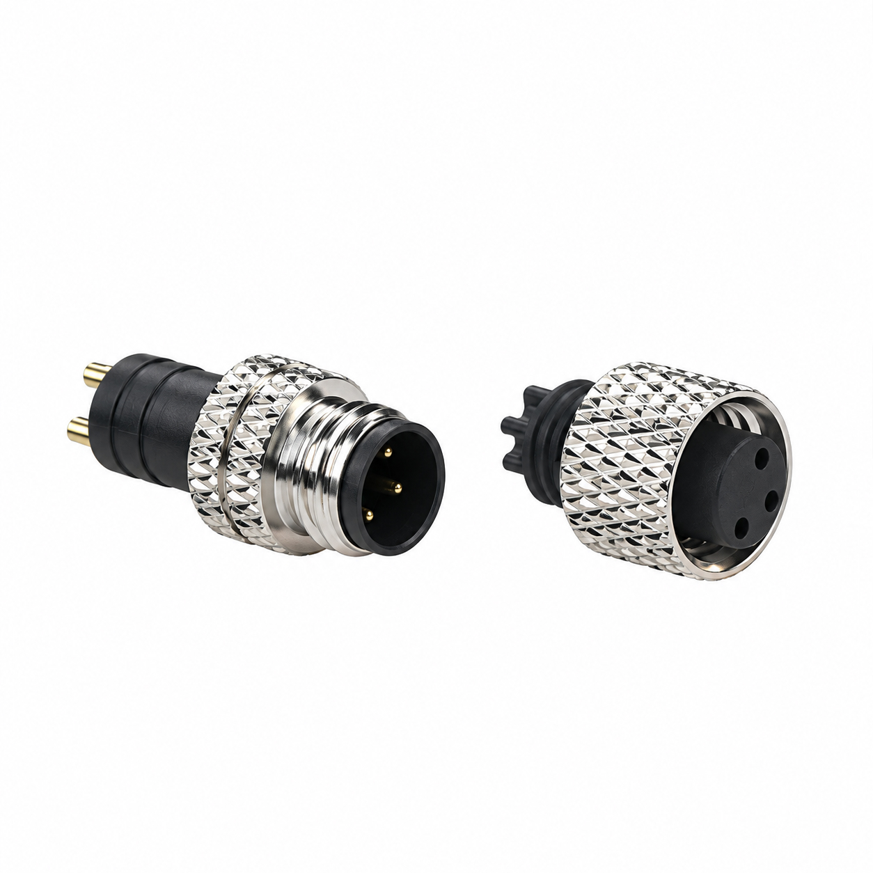 M8 3-Pin Long Body Male & Female Connector M8 3-Pin Long Body Male & Female Connector